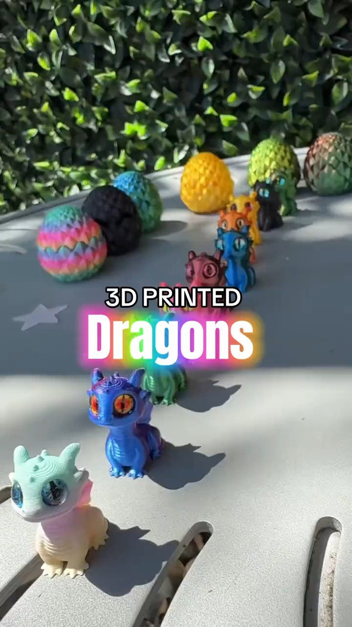 The kids are going to go crazy over these! Mix these in with candy and you have a great classroom valentines or Easter gift! 💖🧡

#dragonegg
#minidragon #dragondecor
#3dprinting #toys