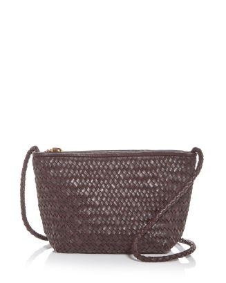 Signature Woven Leather Crossbody Bag | Bloomingdale's (AU)