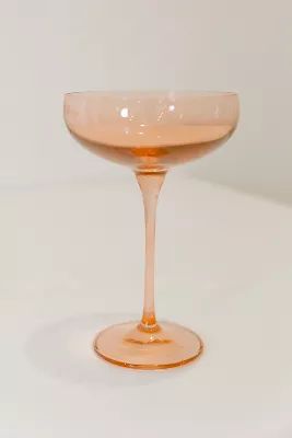 Estelle Colored Glass Champagne Coupe Set | Anthropologie (US)