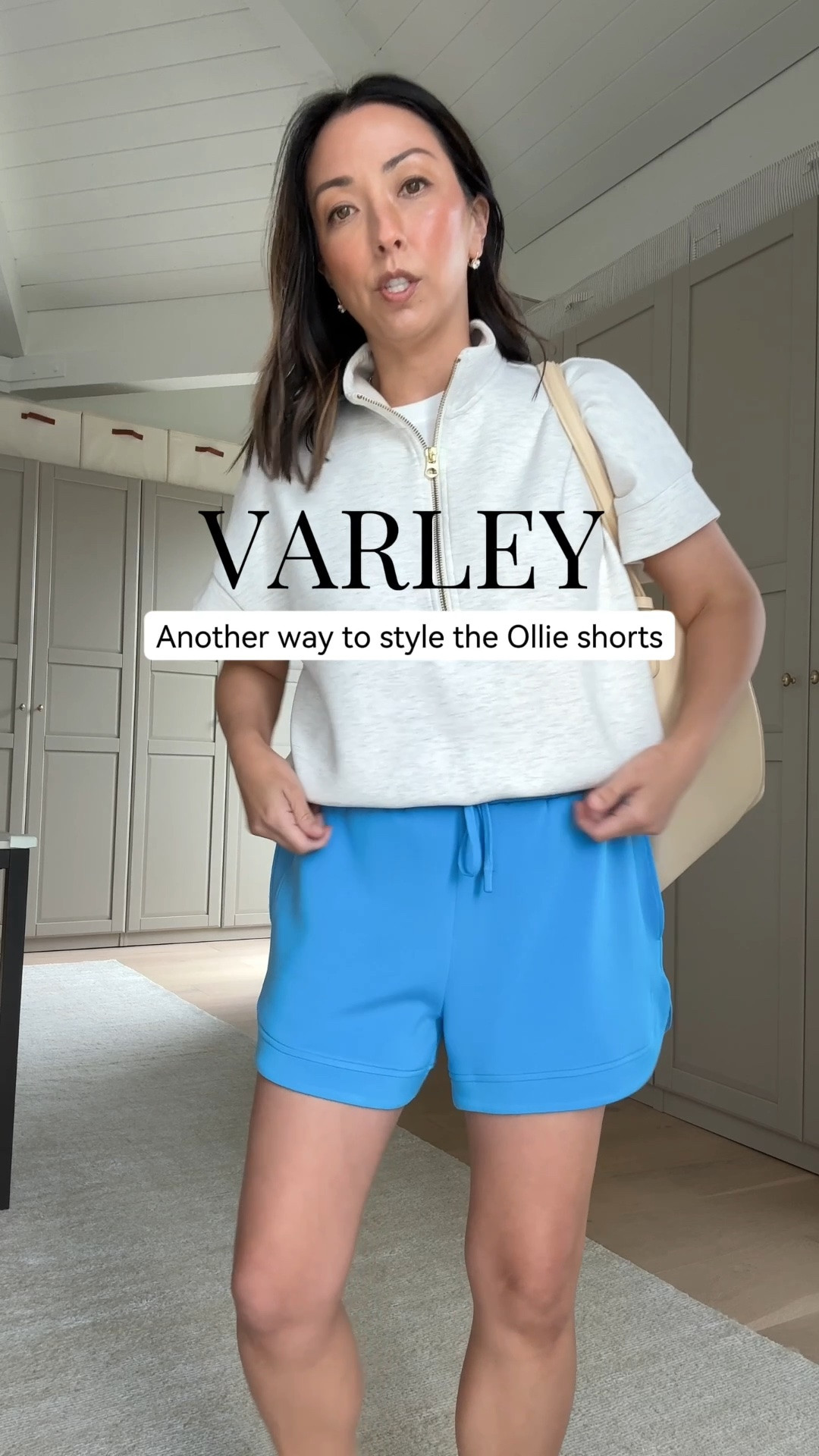 The perfect lightweight layer for summer. This ivory color is so versatile and pairs with everything. Wearing the pullover in xs and shorts in small.

#LTKmomlife #LTKPetite