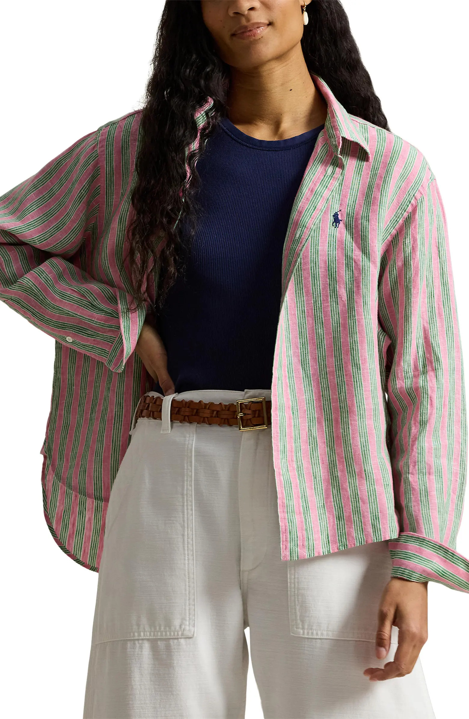 Stripe Linen Shirt | Nordstrom