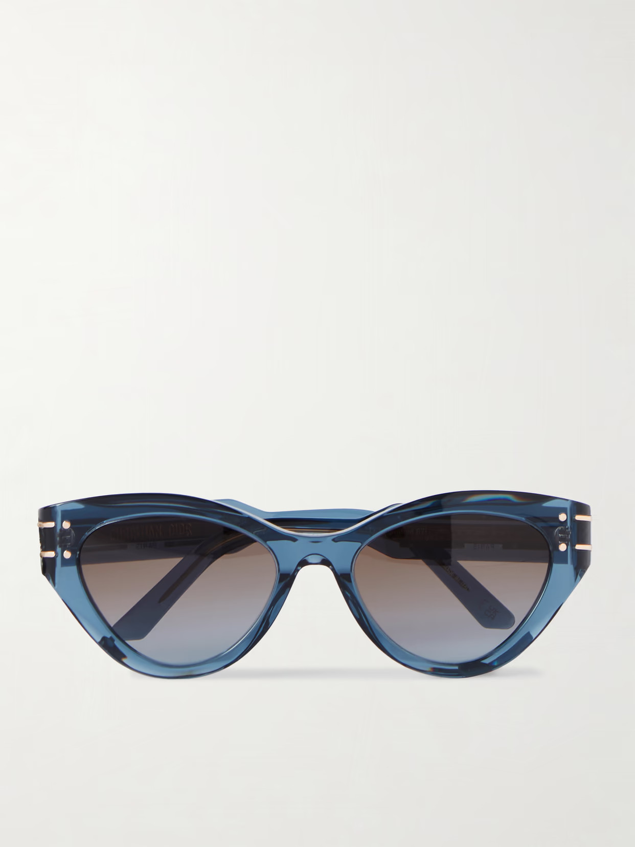 DIOR Eyewear - Diorsignature B71 Cat-eye Acetate Sunglasses - Blue | NET-A-PORTER (US)