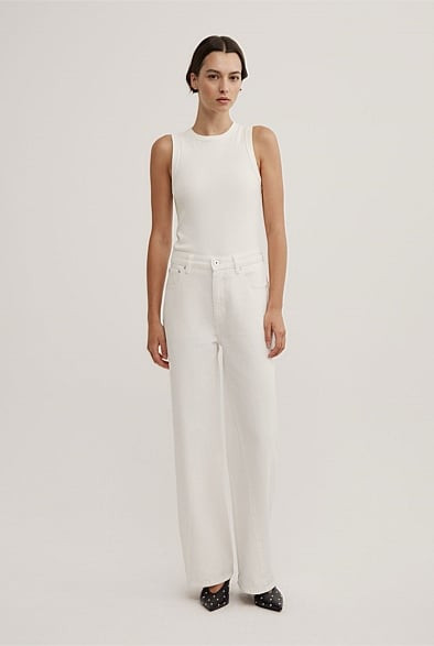 Angled Seam Denim Jeans | Witchery (AU)