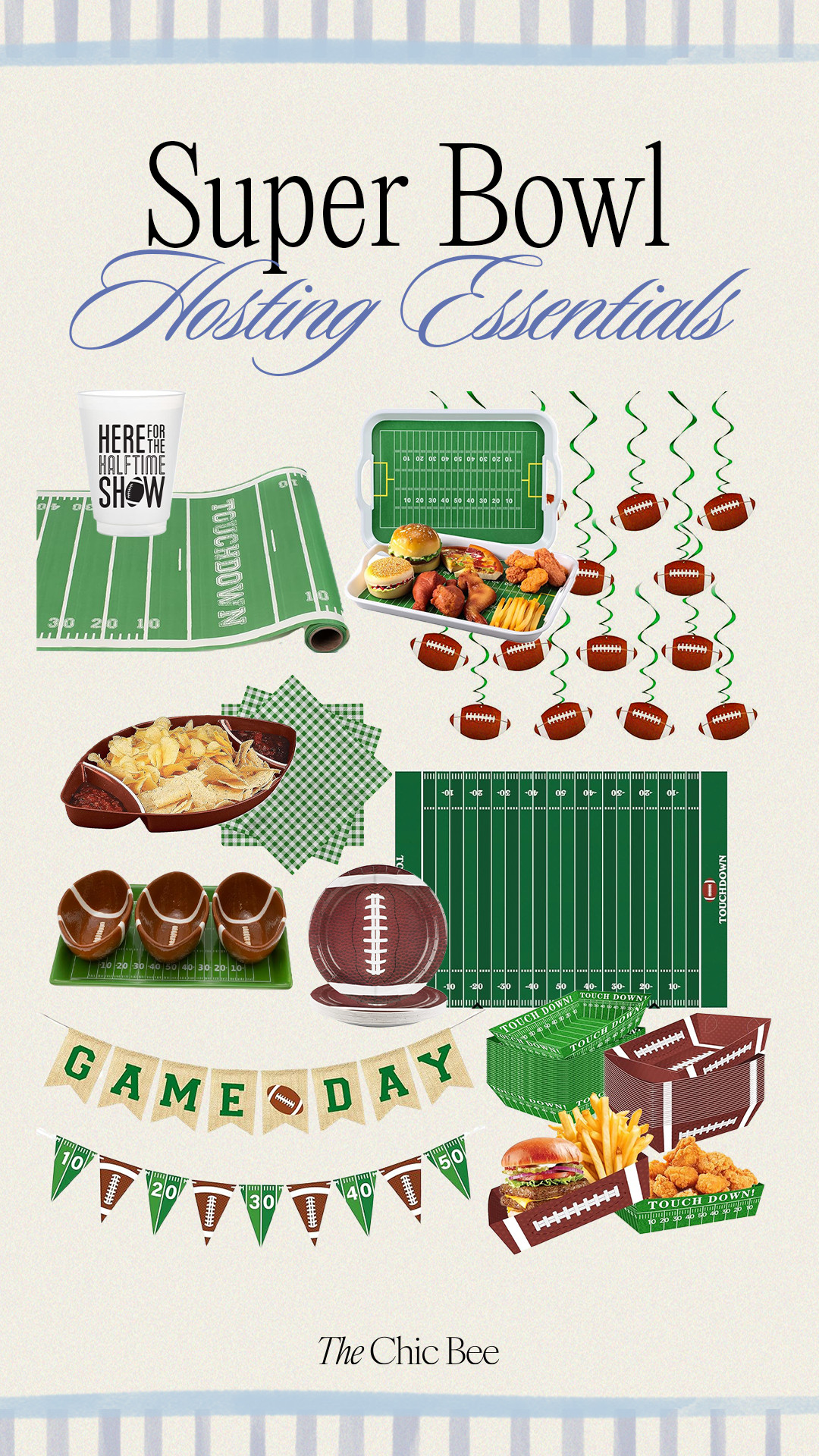 Superbowl hosting essentials 🏈 
All my fave football plates, game day napkins and hosting decor!

 

#LTKStyleTip #LTKParties #LTKFindsUnder100