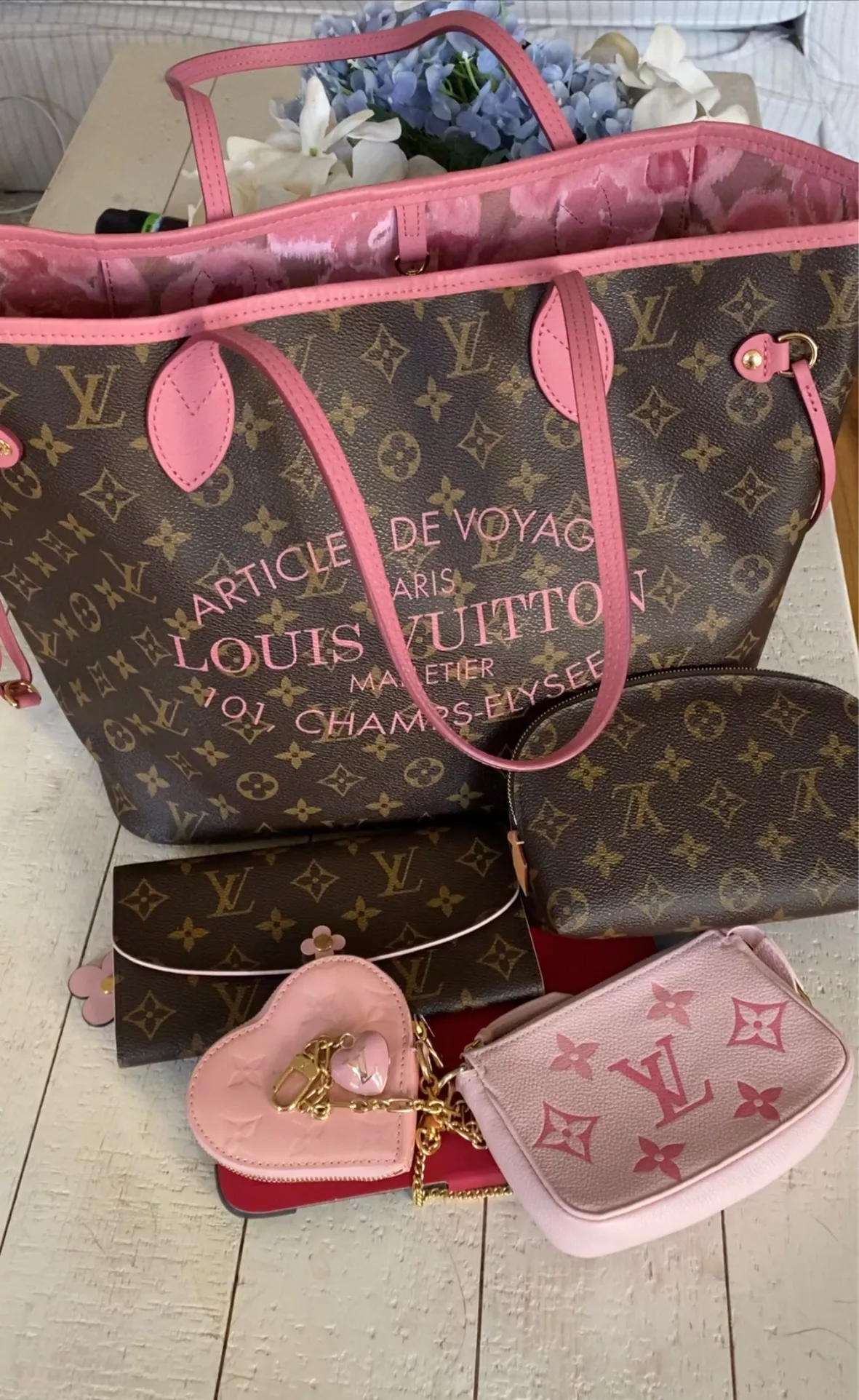 Louis Vuitton Pink Ikat Neverfull MM