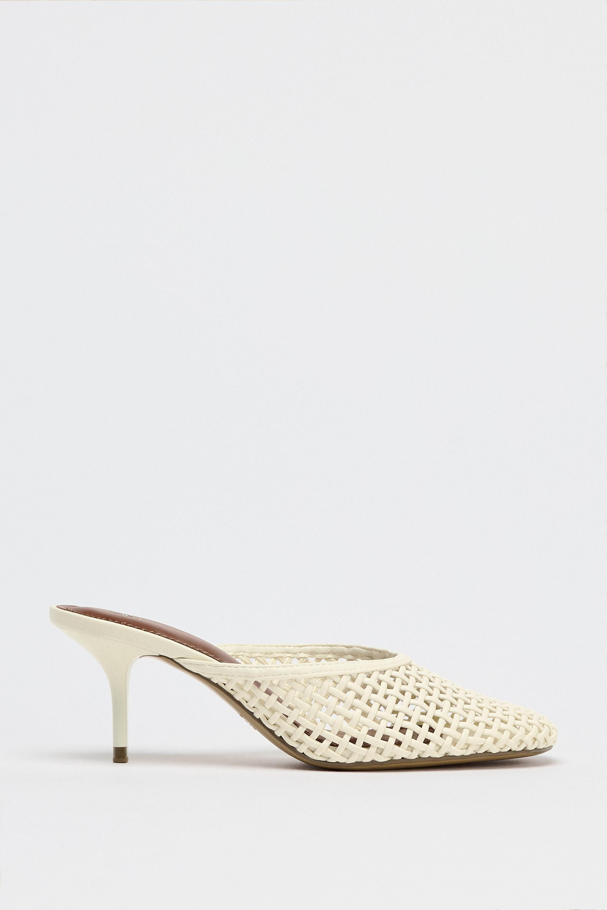BRAIDED HEELED MULES | Zara UK