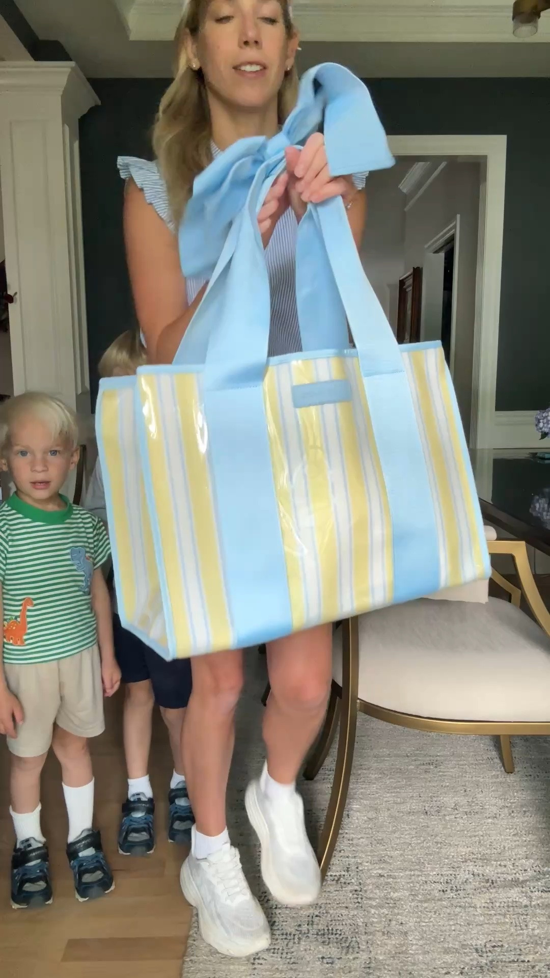 Amazon stripe blouse blue white stripe top linen shorts amazon outfits casual outfits summer outfits tote bag pool tote stripe tote white baseball hat white sneakers j crew jcrew plastic tote bag

#LTKootd #LTKgrwm #LTKmomlife