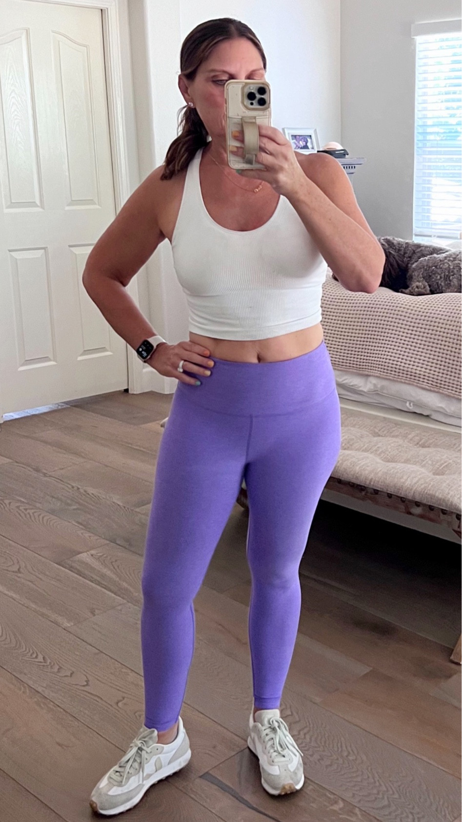 CrossFit Outfit of the day. Beyond Yoga workout pants 