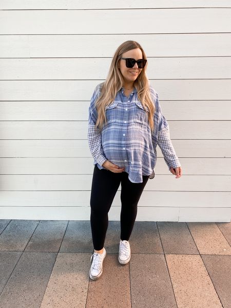 Grabbed this flannel from American Eagle, perfect for maternity and postpartum. This is bump friendly and nursing friendly! I’m wearing a size M and I’m 38 weeks pregnant. 

Wearing my favorite no show socks! These don’t slip and aren’t too tight. 

Mama / maternity / pregnancy / postpartum / first time mom / mommy / mommy and me / mini / babe / baby girl / baby boy / girl nursery / nursery / pink nursery / pink blanket / hospital bag / diaper bag / baby must have / registry / baby registry / bow headband / baby bow / family matching / bump friendly / nursing friendly / nursing bra / maternity tank / lululemon / third trimester / no show socks / monster sunglasses 



#LTKbump #LTKbaby #LTKSale