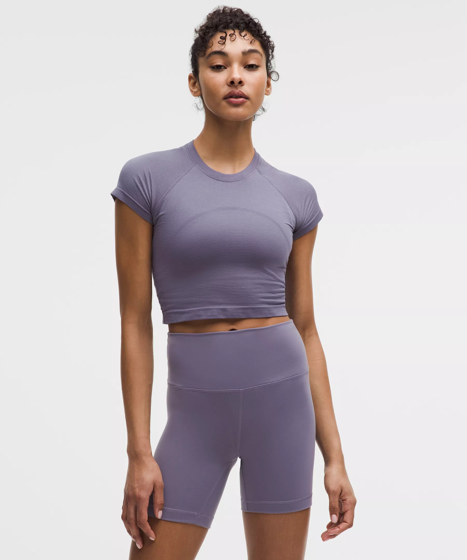 Swiftly Tech Cropped Short-Sleeve Shirt 2.0 | Lululemon (US)