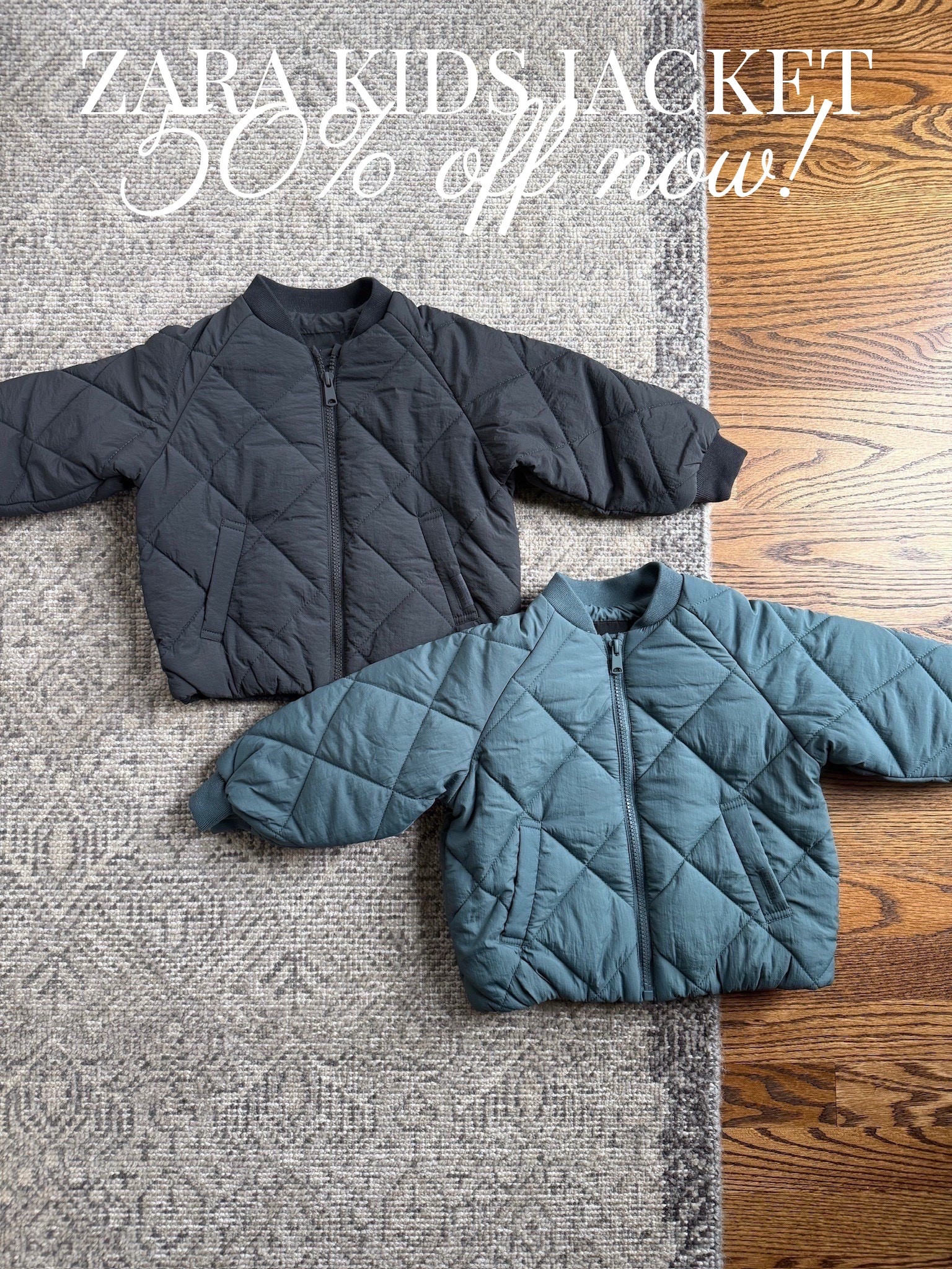These jackets are 50% off but selling quickly so run!!!

Zara, Zara finds, Zara kids, Zara kids clothing, kids finds, clothing finds, fall fashion for kids, kids clothing for fall, fall jackets, kids fall jackets, kids winter jackets, age 1 clothing, age 3 clothing, size t3 clothing, boy mom, Grace White 

#LTKFindsUnder50 #LTKSeasonal #LTKKids