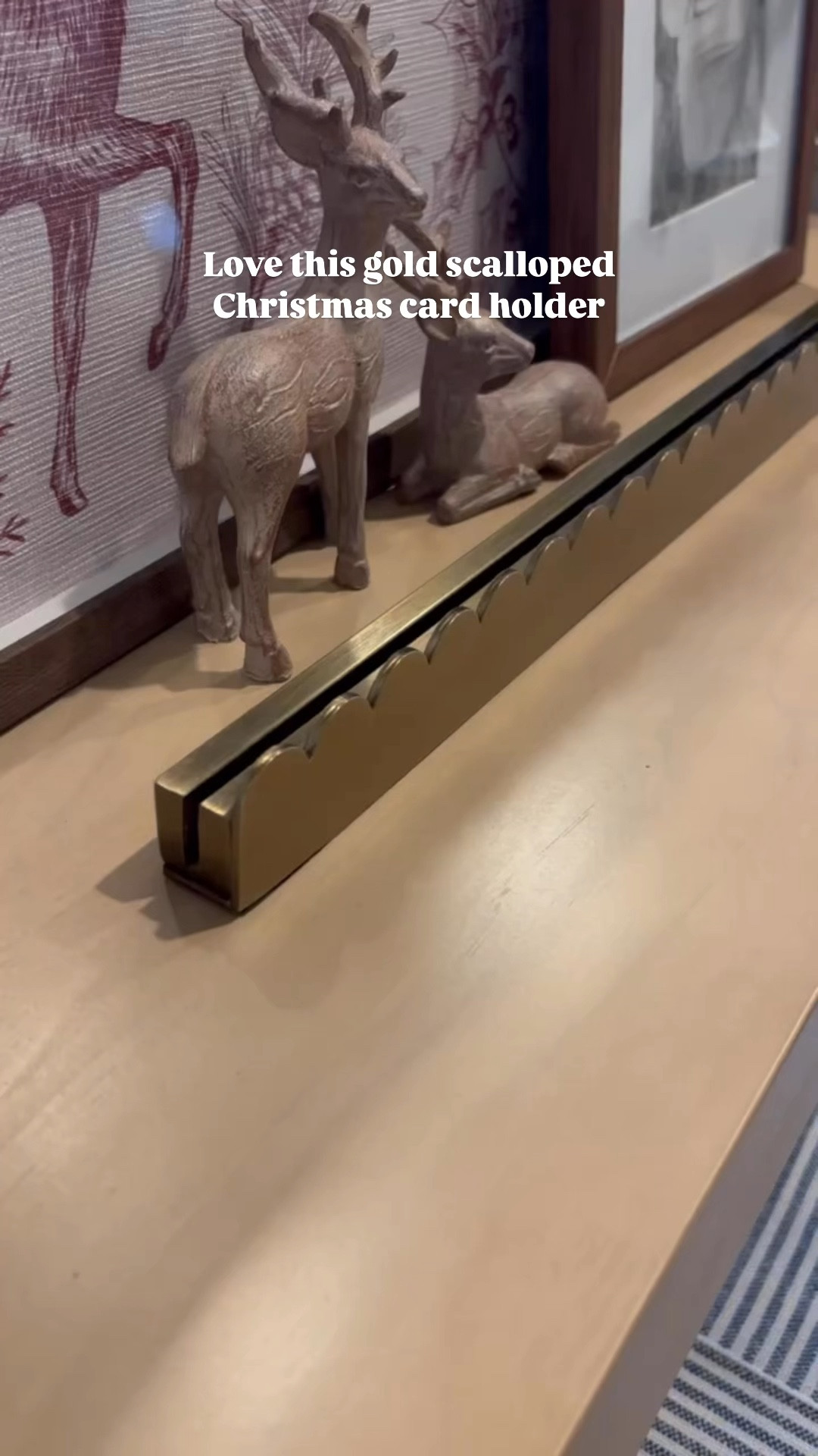 Love this gold scalloped Christmas card holder from Target😍🎄

#LTKGiftGuide #LTKHoliday #LTKSeasonal