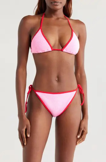 Gina Contrast Two-Piece Swimsuit | Nordstrom