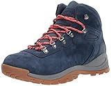 Columbia womens Newton Ridge Plus Waterproof Amped Boot Hiking Shoe, Zinc/Coral, 5 Wide US | Amazon (US)