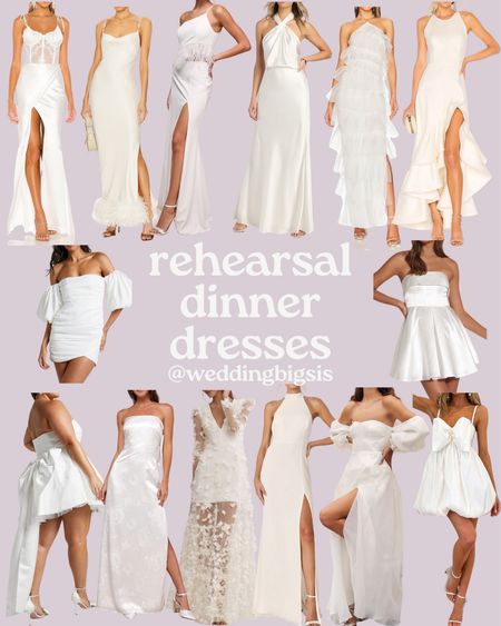 Searching for the perfect rehearsal dinner dress? I have you covered💜 I love shopping and have so much fun helping people find the perfect outfit that can make them feel confident & gorgeous - especially on such a special day💍 Here are some white dress options from various stores that will help you make a statement at your rehearsal dinner or other wedding events! Whether you're dreaming of chic and contemporary or timeless and elegant, I sprinkled a little bit of everything. Follow along for more bridal inspiration🤍
#BrideStyle #RehearsalDinnerLook #SayYesToTheDress #BridalFashion #DressInspiration #whitedress #littlewhitedress
White dress, long dress, short dress, rehearsal dinner outfit, bride style, welcome dinner dress, wedding fashion

#LTKwedding