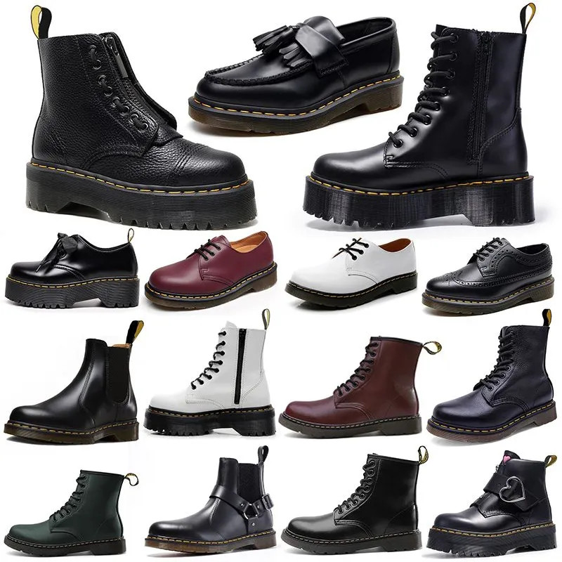 2023 dr martins boots doc martens designer boot martin men women luxury sneakers triple black whi... | DHGate