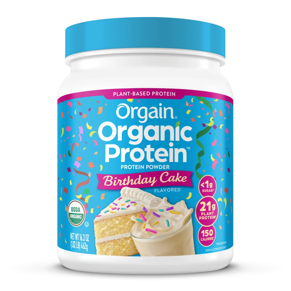Birthday Cake Plant Based Protein Powder | Orgain | Orgain