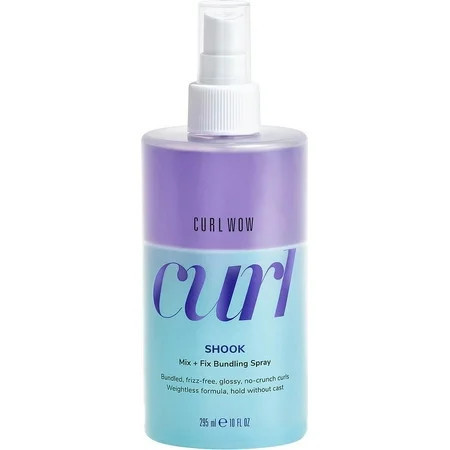 Color Wow Curl Wow Shook Mix + Fix Bundling Spray 10oz | Walmart (US)