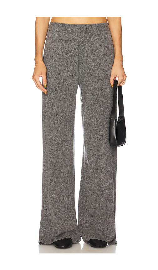 Hansen Wool Cashmere Pant in Dark Heather Grey | Revolve Clothing (Global)