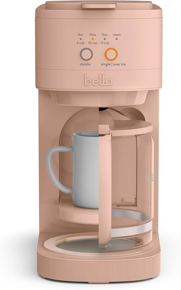 bella VersaBrew 2-in1 Coffee Maker, Fits-anywhere Kitchenware, Brew 3 Sizes Carafes & Single Serv... | Amazon (US)