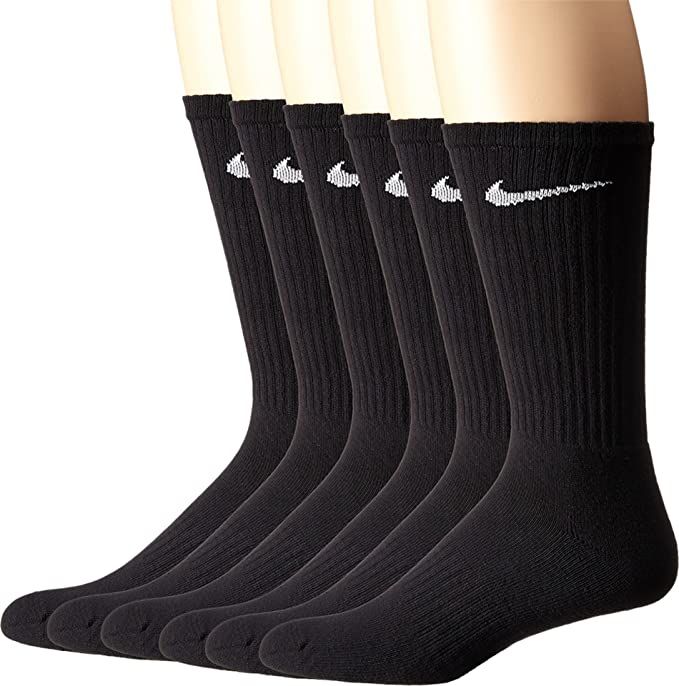 NIKE Performance Cushion Crew Socks with Band (6 Pairs) | Amazon (US)