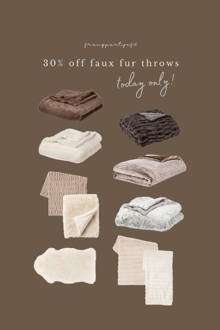 Target’s deal of the day! 30% off faux fur throws! These would make great gift ideas! The weighted blanket would be perfect for a mom or grandma. I love my weighted blanket!

#LTKhome #LTKsalealert #LTKCyberWeek