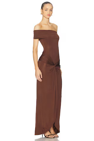 Lovers and Friends Bria Maxi Dress in Espresso from Revolve.com | Revolve Clothing (Global)
