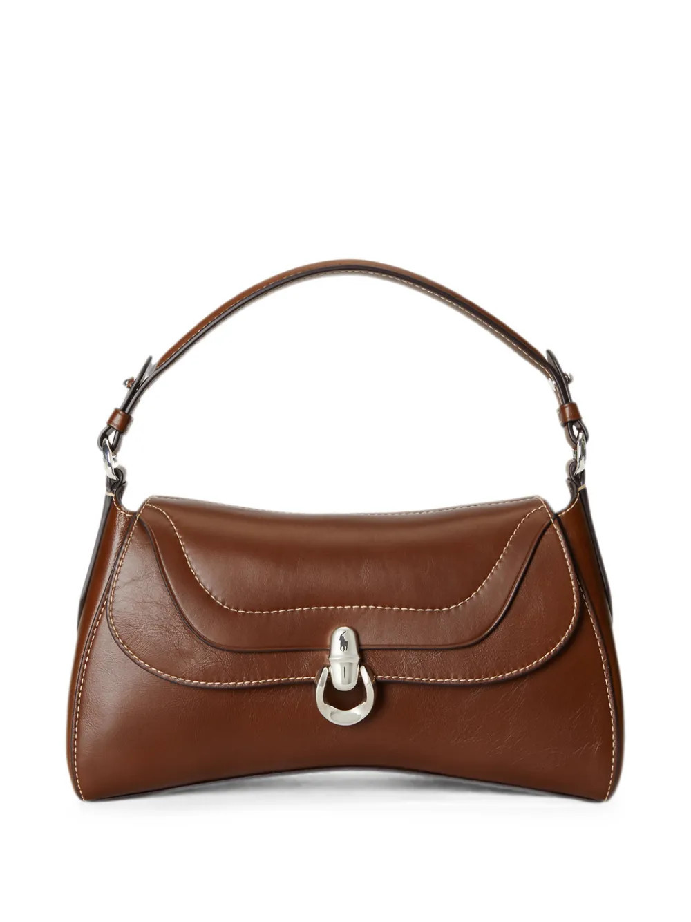 Polo Ralph Lauren Polo Blaze top handle bag - Brown | Farfetch Global