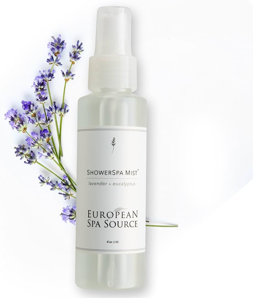 European Spa Source Lavender + Eucalyptus Shower Spa Mist Spray for Aromatherapy, at Home Spa Exp... | Amazon (US)