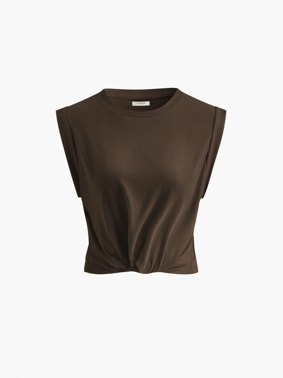 Cotton Knotted T-Shirt | Commense