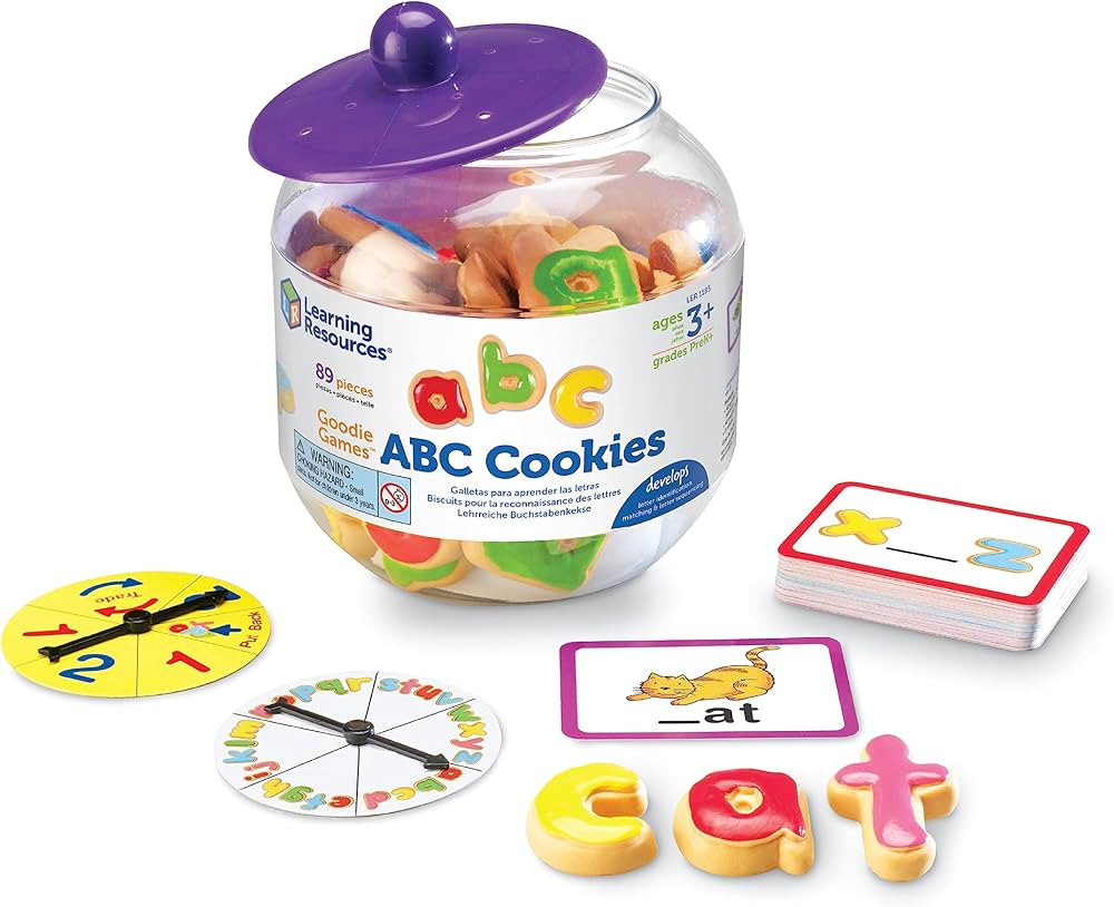 Learning Resources Goodie Games ABC Cookies - 4 Games in 1, Ages 3+ Toddler Learning Toys, ABC Ga... | Amazon (US)
