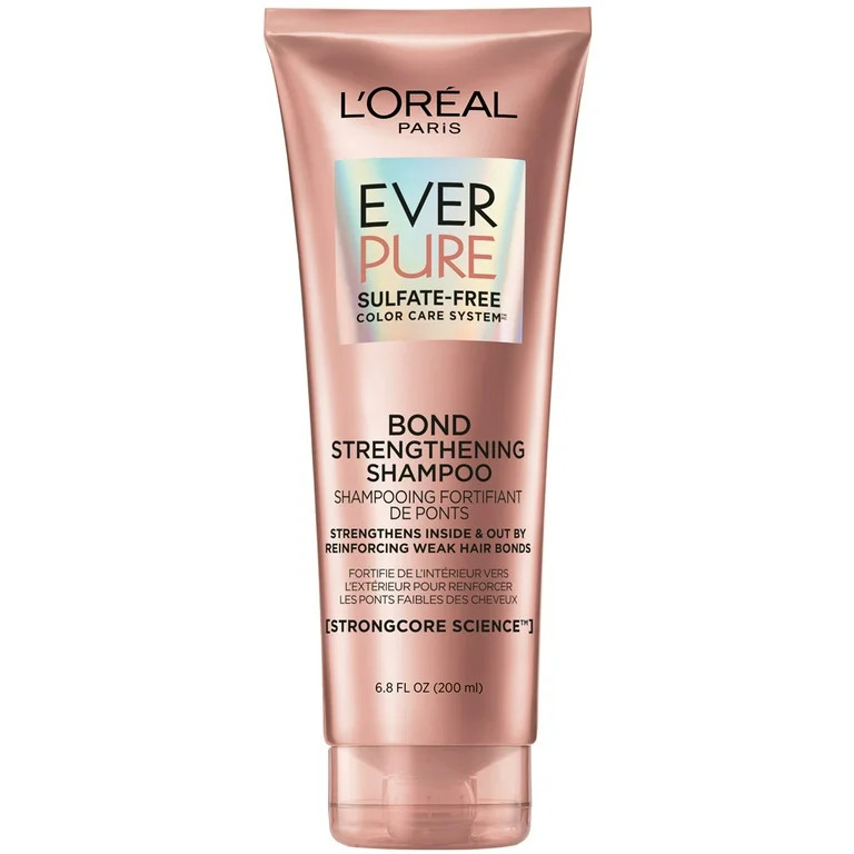 L'Oreal Paris EverPure Sulfate Free Bond Strengthening Color Care Shampoo, 6.8 fl oz | Walmart (US)