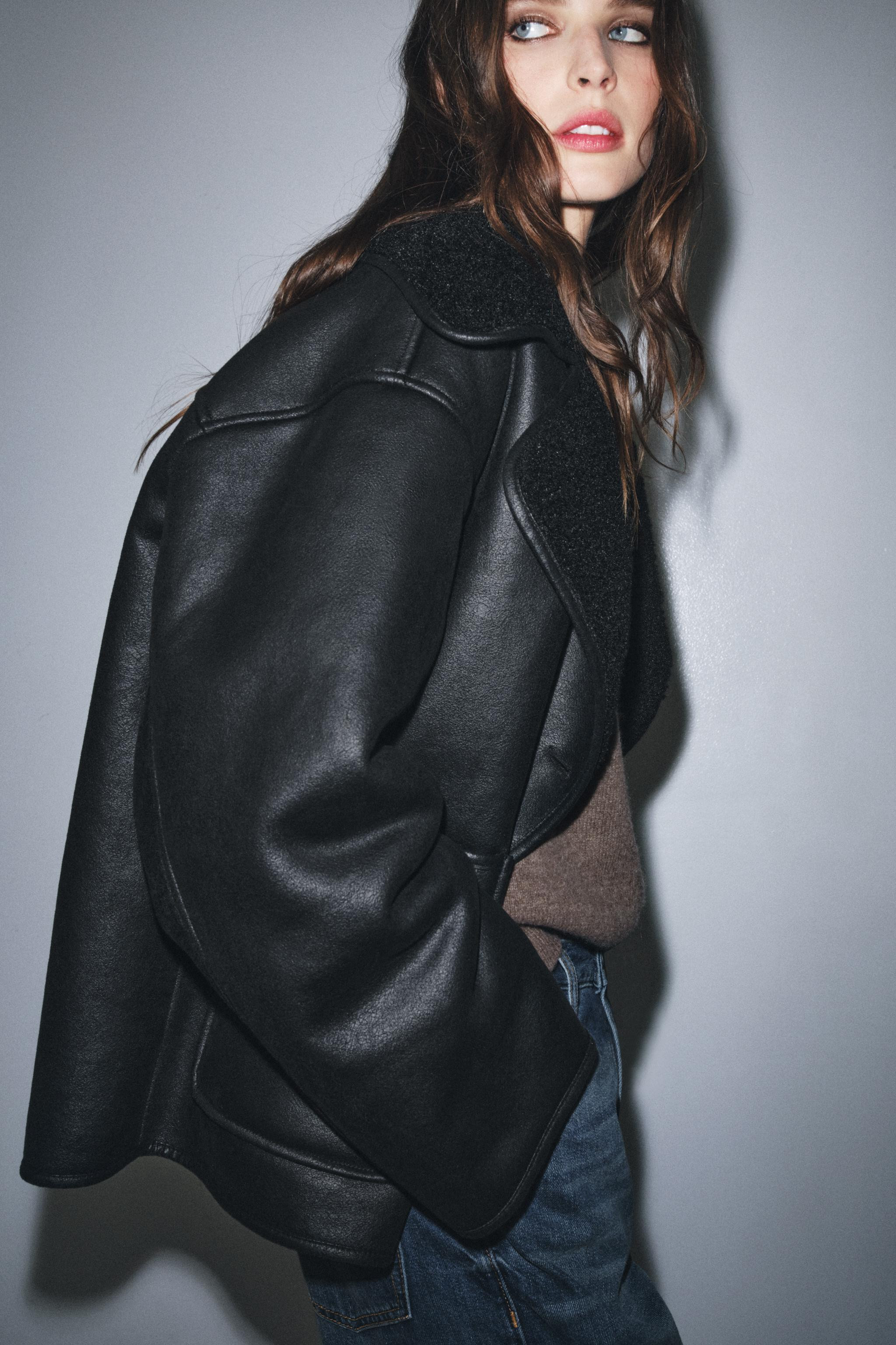 ZW COLLECTION DOUBLE-FACED JACKET | Zara UK