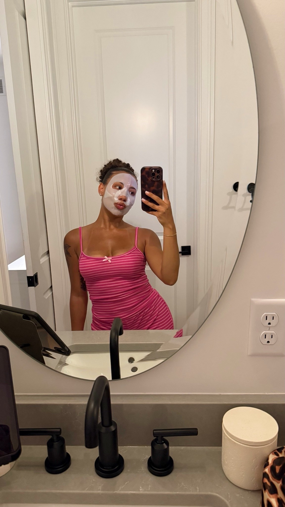 My favorite face mask! Pajamas are from fashion nova☺️

#LTKselfcare