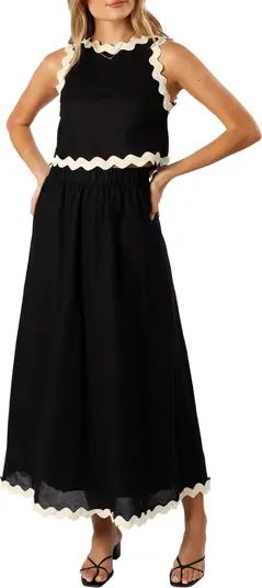 Chrissy Sleeveless Cotton Top & Maxi Skirt | Nordstrom