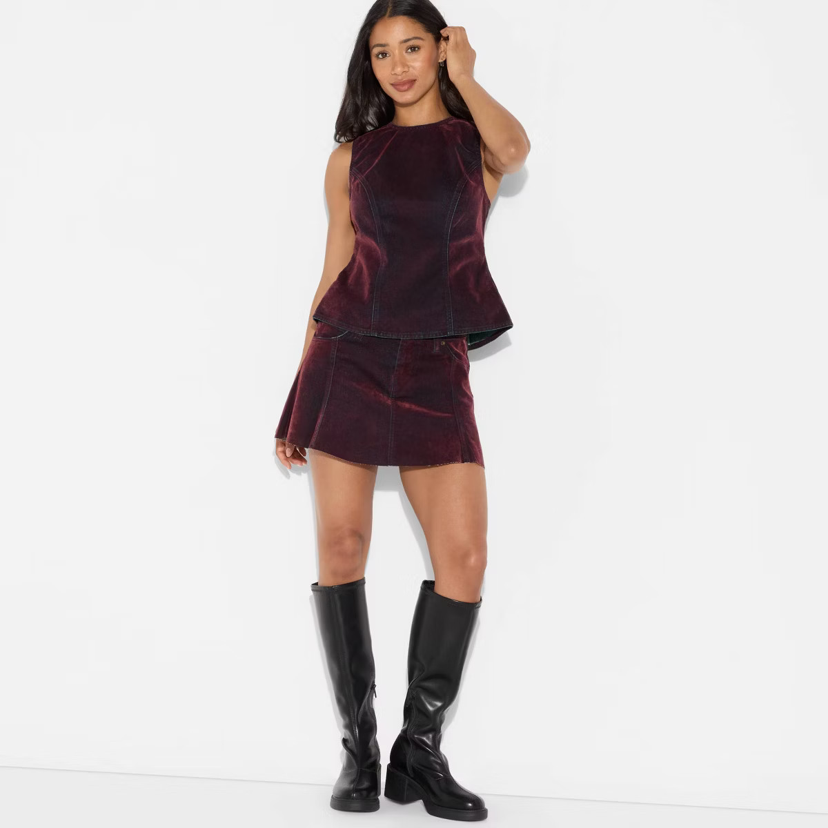 Women's Open Back Tank Top - Wild Fable™ Blue XXL | Target