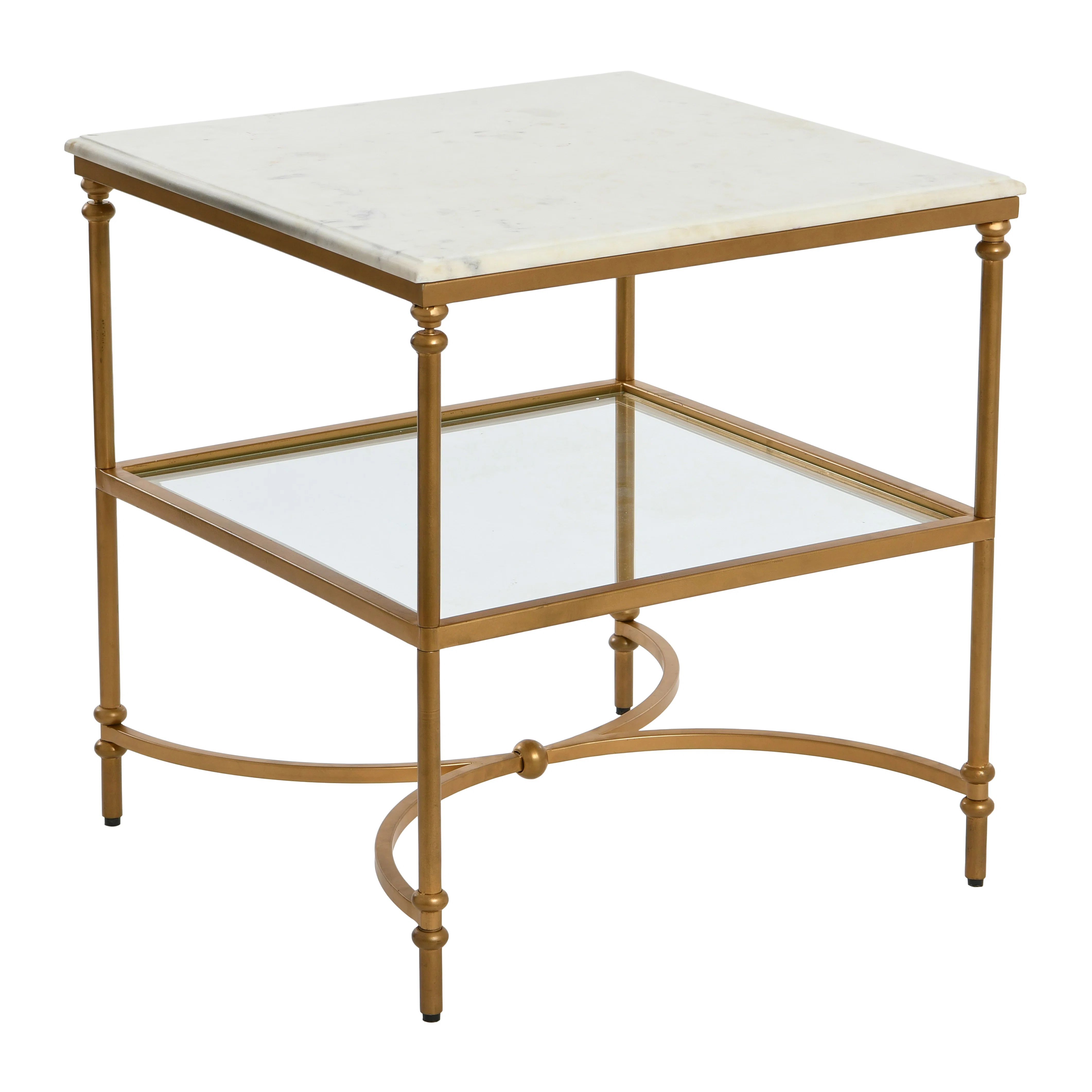 Deverell Marble Top End Table | Wayfair North America