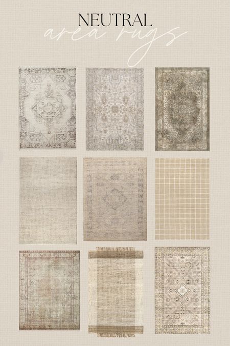 Area rugs #neutralrugs #arearugs #llivingroomrug #diningroomrug #vintagerug 

#LTKsalealert #LTKSeasonal #LTKhome