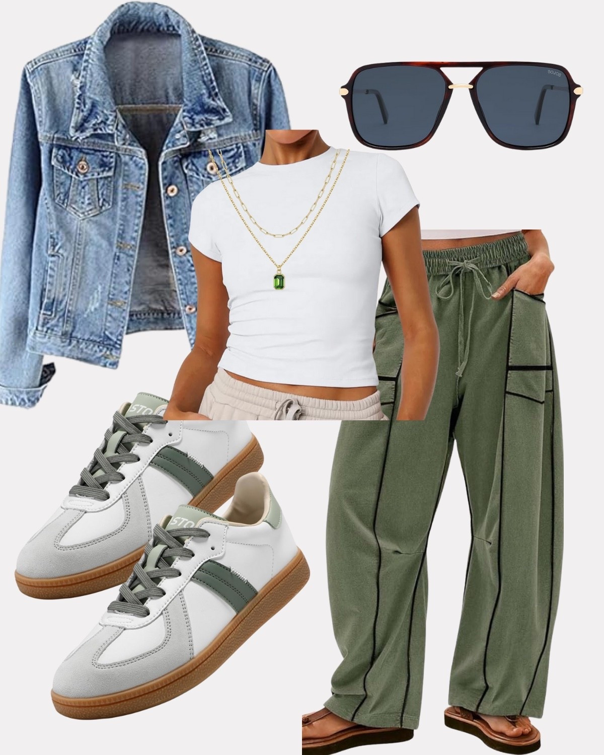 Amazon denim jacket, Amazon sneakers & the comfiest Amazon sweatpants 🤍 easy fall outfit you’ll wear on repeat.
#AmazonFinds #AmazonOutfits #AmazonFashion #AmazonStyle #AmazonFallFashion #FallOutfitIdeas #AmazonSneakers #AmazonDenimJacket #AmazonSweatpants #AmazonLook #AffordableStyle #CasualFallOutfit #EverydayStyle #ComfyAndCute