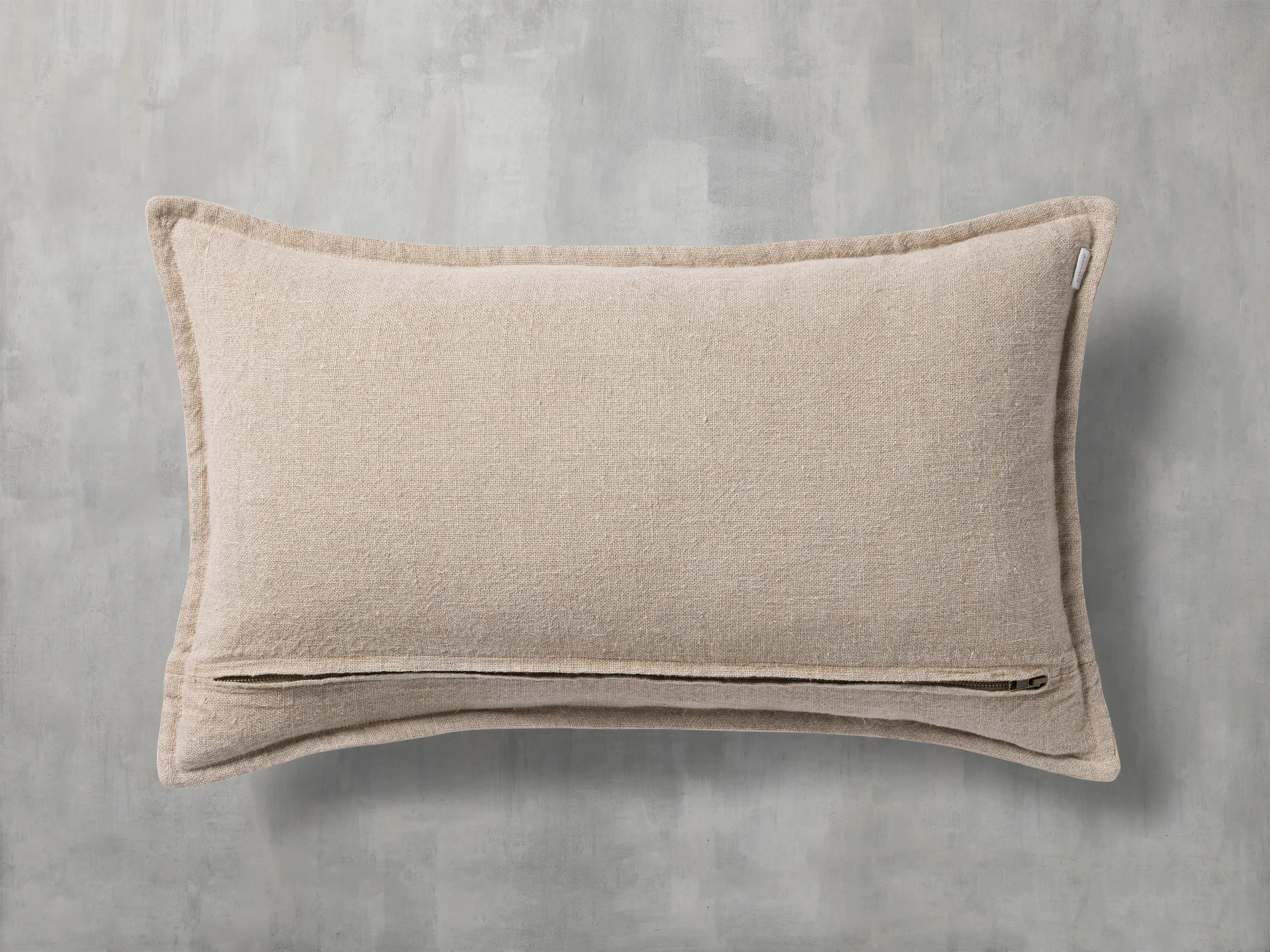 Stone Washed Velvet Lumbar Pillow Cover | Arhaus
