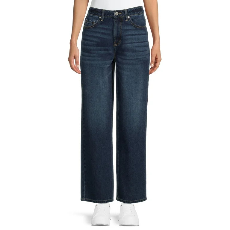 Indigo Rein Junior's Wide Leg Dad Jeans | Walmart (US)