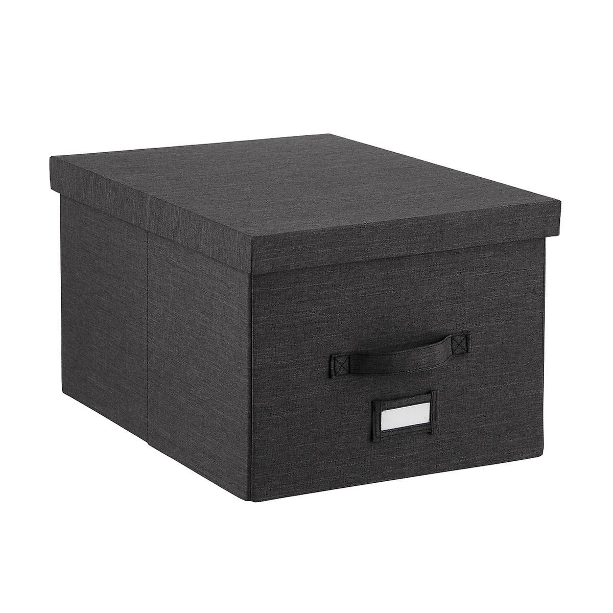 Black Cambridge Storage Boxes | The Container Store