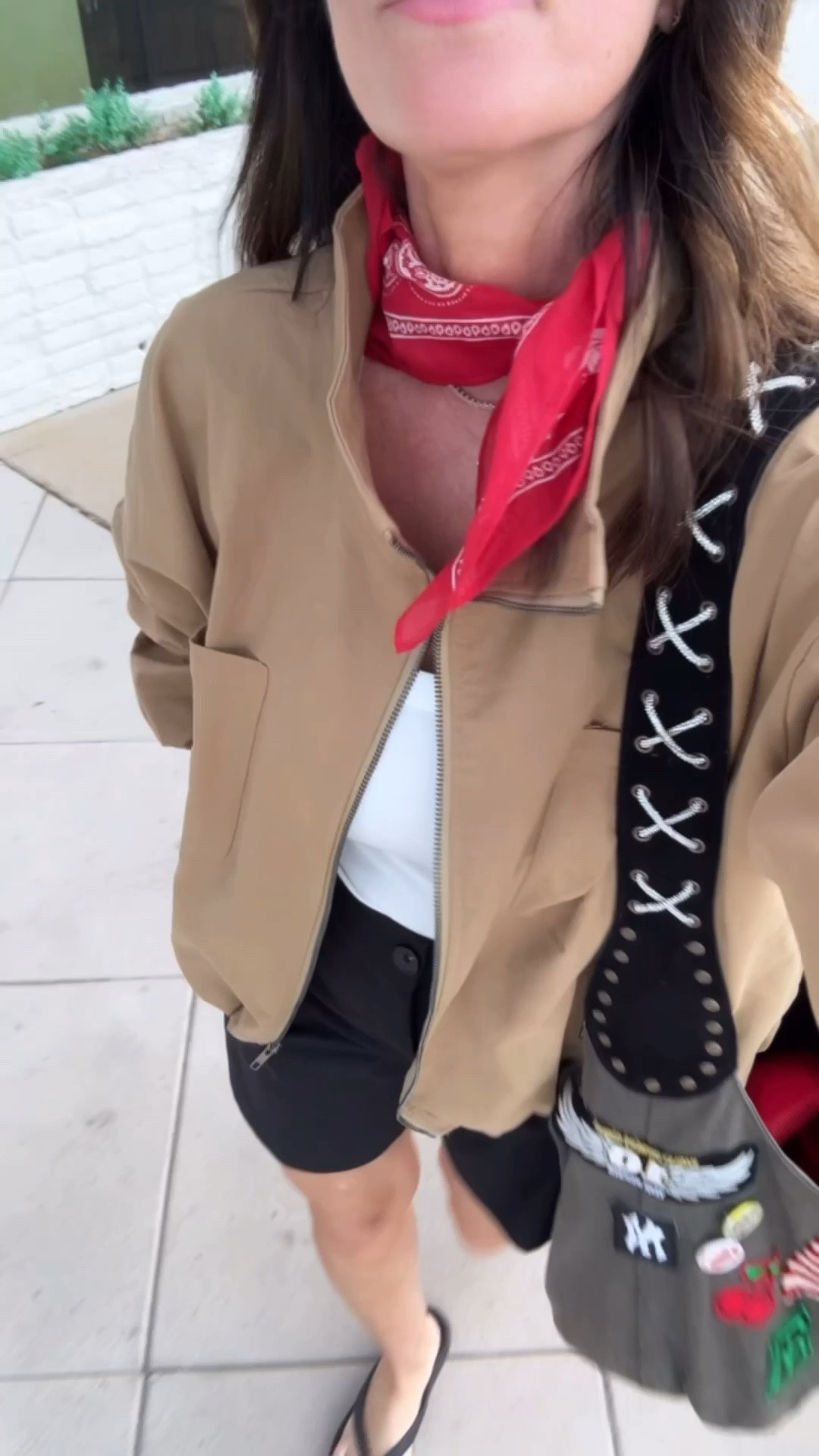 Ootd going out for pizza❤️
12th Tribe ran cotton jacket and tank
With Spanx shorts and flip flops 


#LTKSeasonal #LTKTravel #LTKOver40