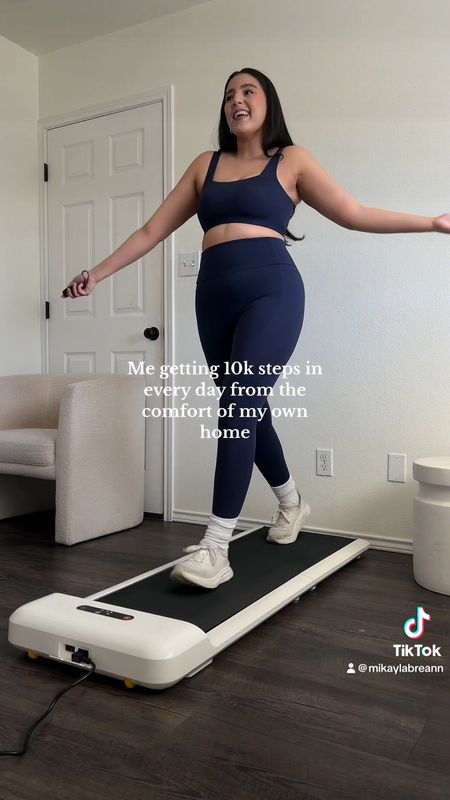 I’ve said it once I’ll say it again. This walking pad treadmill has  truly changed my life. Everyday I get to get my workout and steps in at the comfort of my home.  I can be dressed up or dressed like a bum. I can work on my phone or desktop or watch a show or listen to a podcast. In 2024 we are moving our bodies not to torture them but to celebrate them and because we can. I linked these cute two piece workout outfits that are available! Sooo flattering on my body   

#LTKVideo #LTKfitness #LTKmidsize