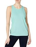 Amazon Brand - Core 10 Women's Pima Cotton Open Back Tie Racerback, Light Aqua, 1X | Amazon (US)