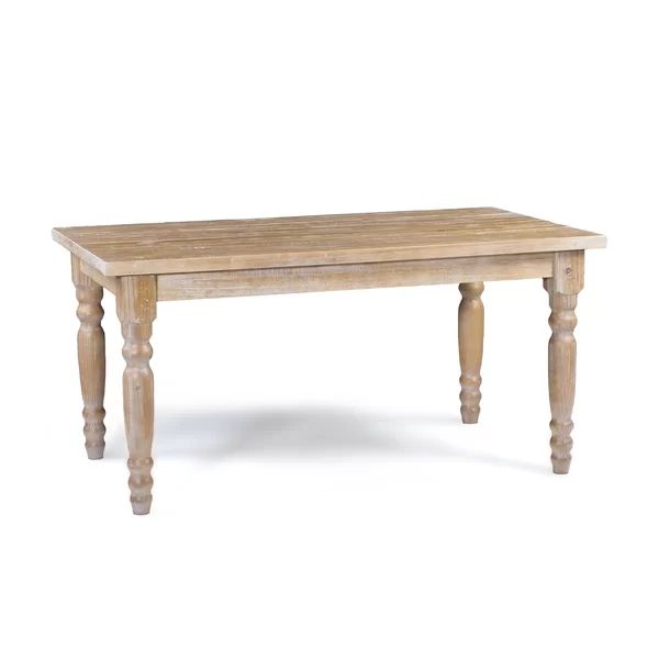 Valerie 63'' Pine Solid Wood Dining Table | Wayfair North America