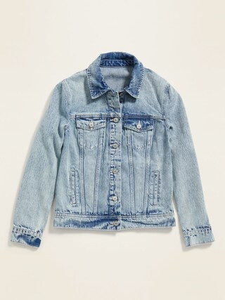 American Flag Graphic Jean Jacket for Women | Old Navy (US)