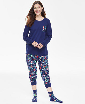 Women's Nutcracker Mix It Cotton Matching Family Pajamas Set, Created for Macy's | Macy's