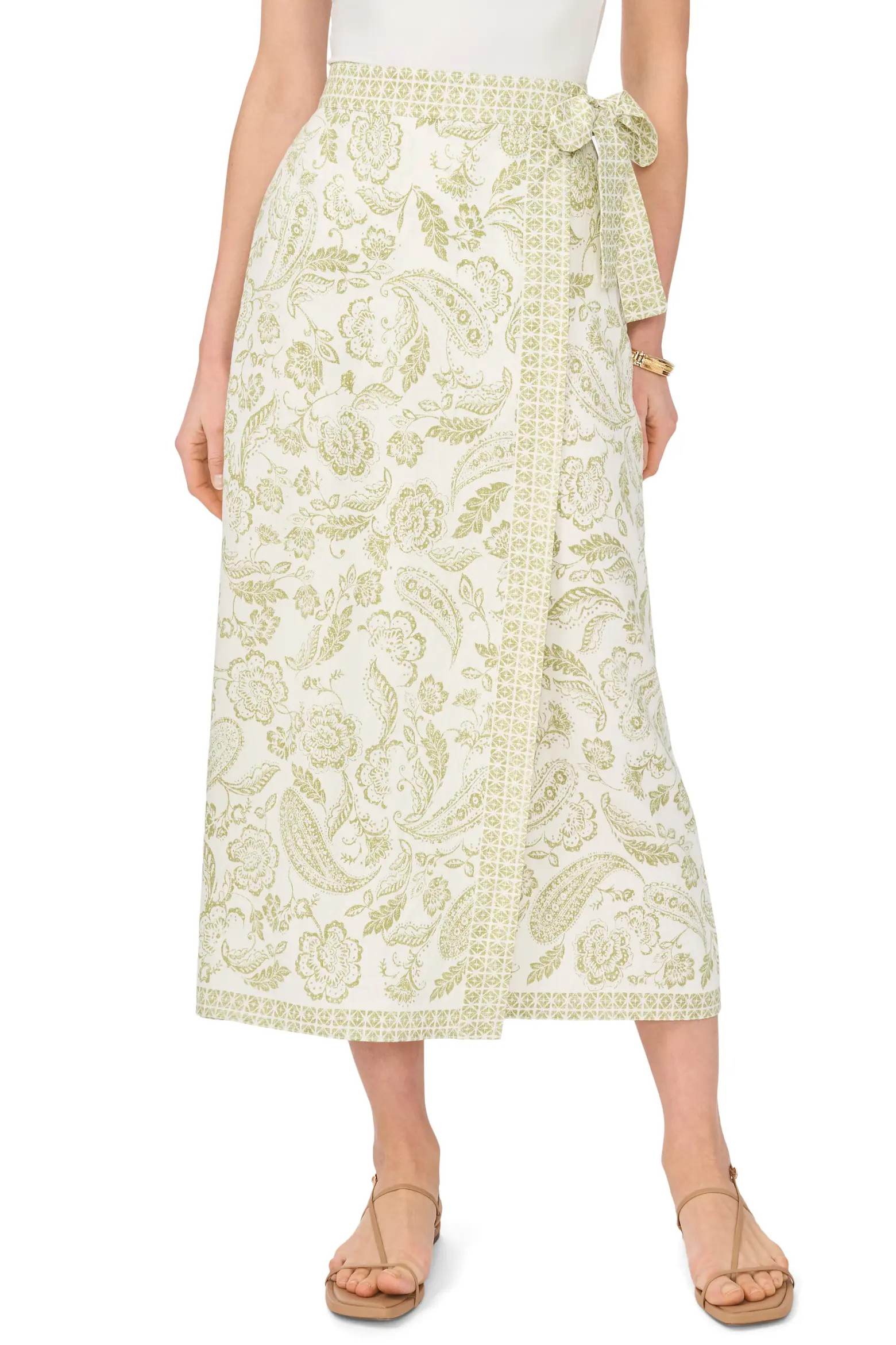 Mixed Print Wrap Skirt (Women) | Nordstrom | Nordstrom