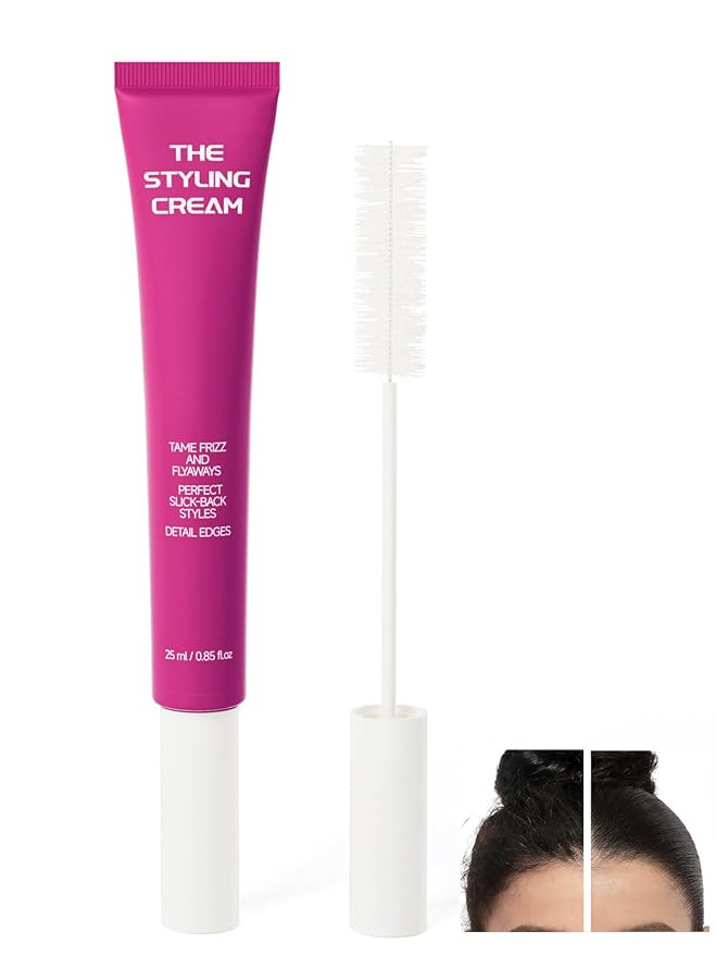 Hair Mascara for Flyaways, Fly Away Hair Stick, Wax Stick for Hair, Lightweight Anti Frizz Slick ... | Amazon (US)